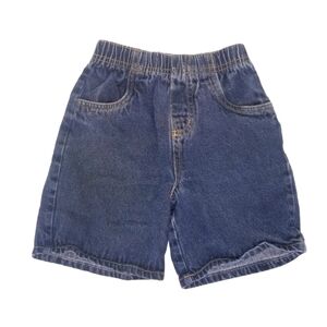 ✨️ Okie Dokie Boys 4T Dark Blue Denim Shorts | Elastic Waist